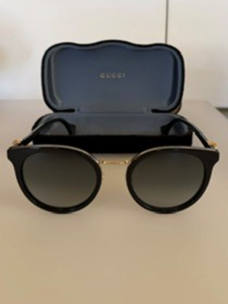 Gucci Gg1181sk Black Round Frame Sunglasses